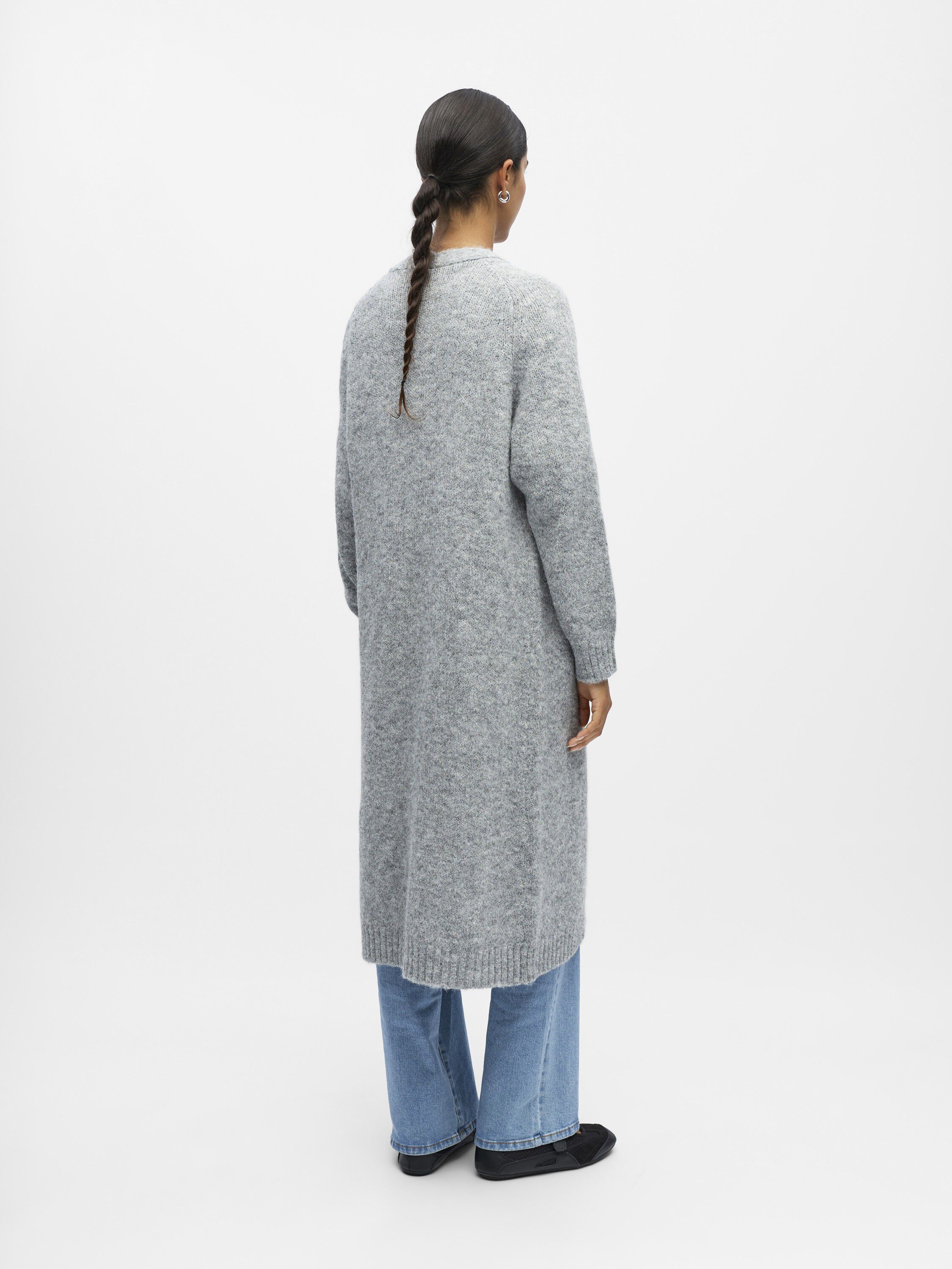 OBJMILU LS LO LONG KNIT CARDIGAN NO