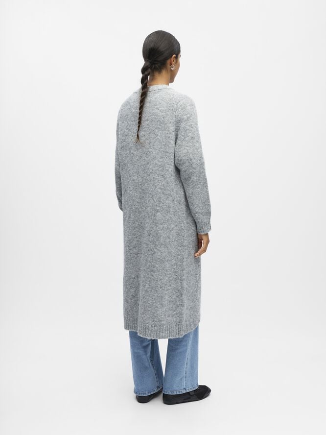 OBJMILU LS LO LONG KNIT CARDIGAN NO