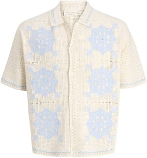 JORORCHARD KNIT CROCHET POLO