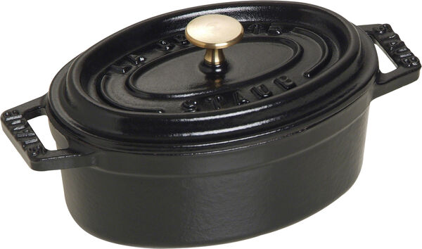 Minigryta 11 Svart Oval Gjutjärn