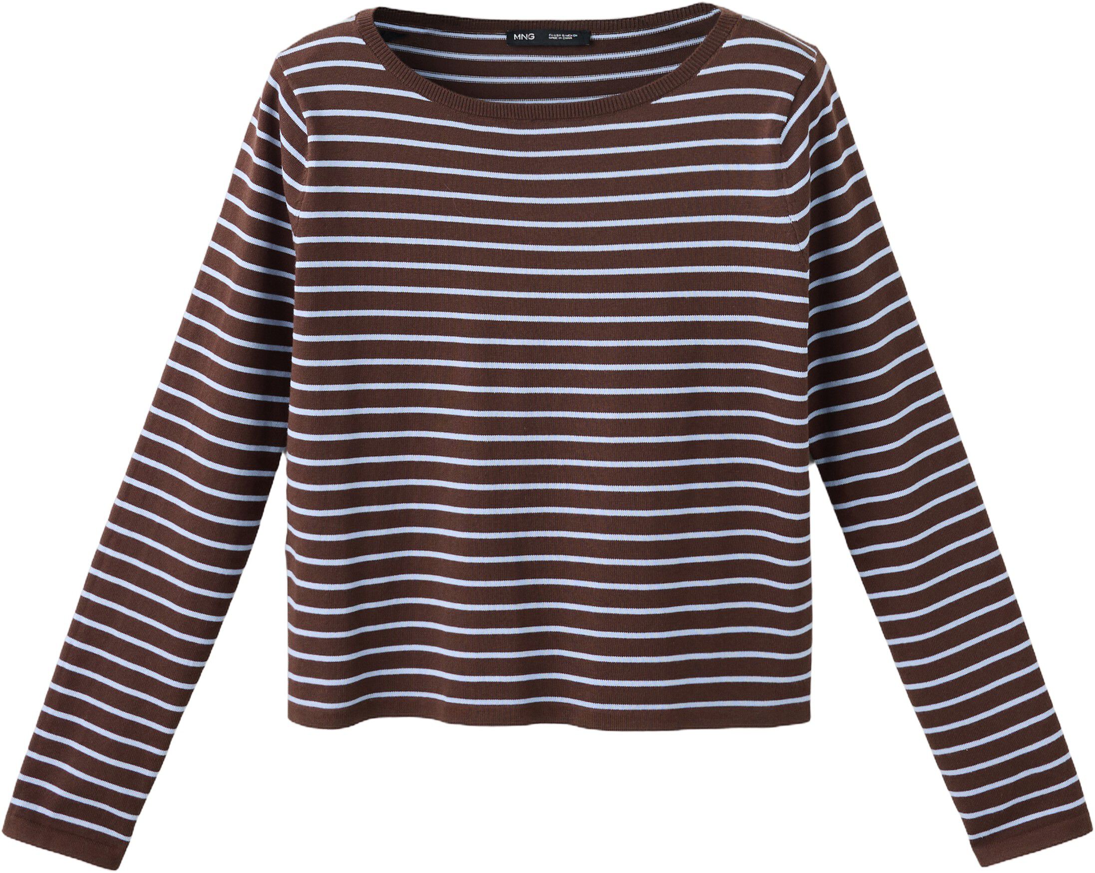Knit striped sweater