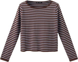 Knit striped sweater