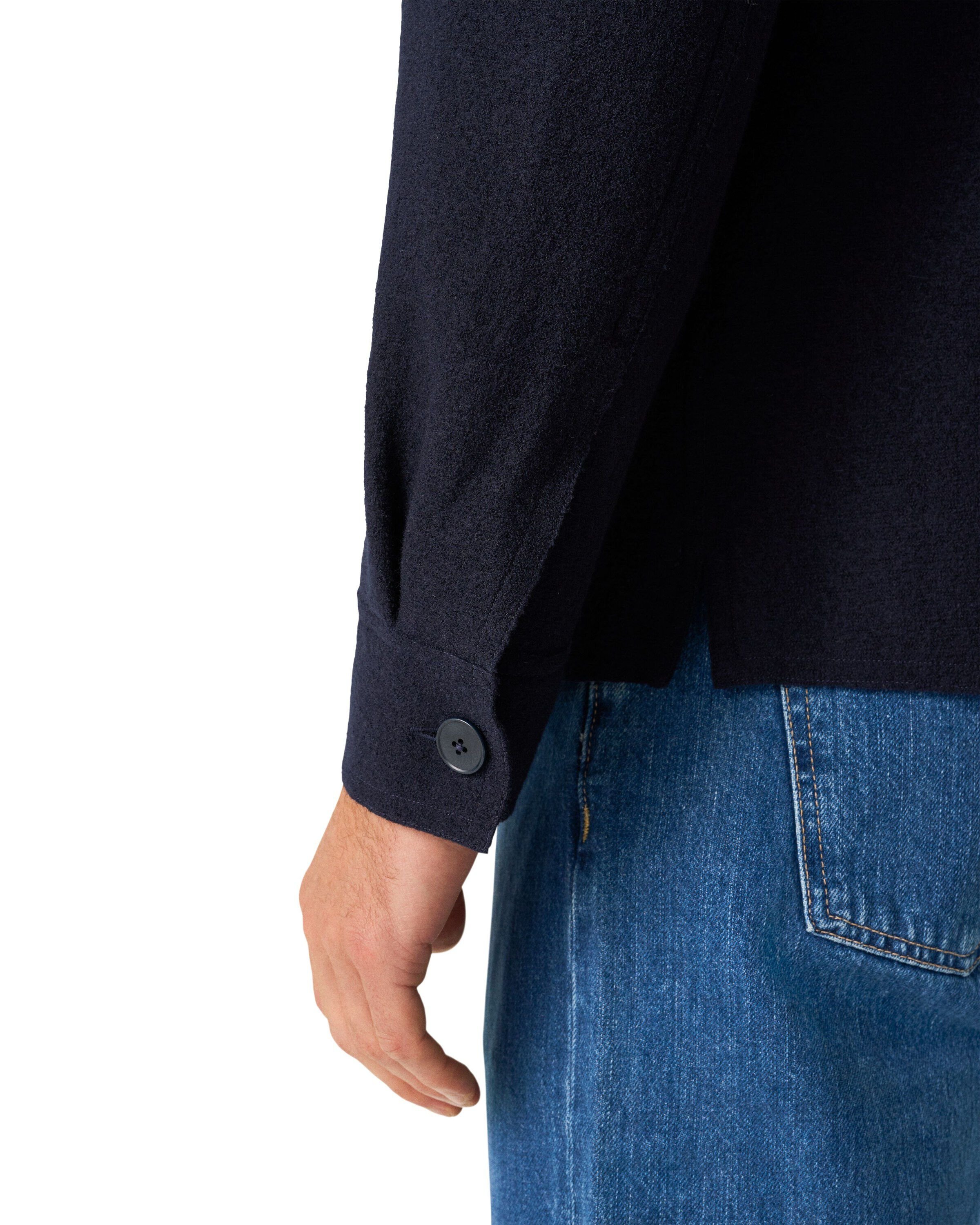 Boiled Wool Overshirt