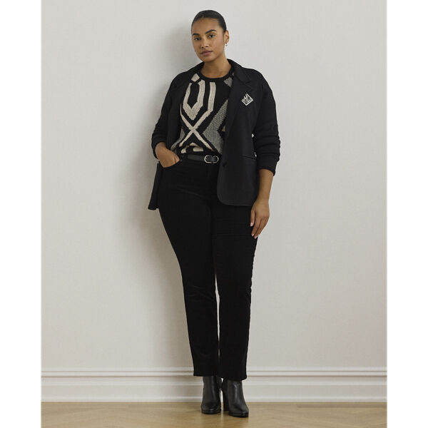 Matte Rayon Nylon Blazer