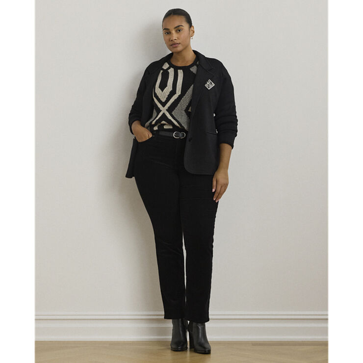 Matte Rayon Nylon Blazer