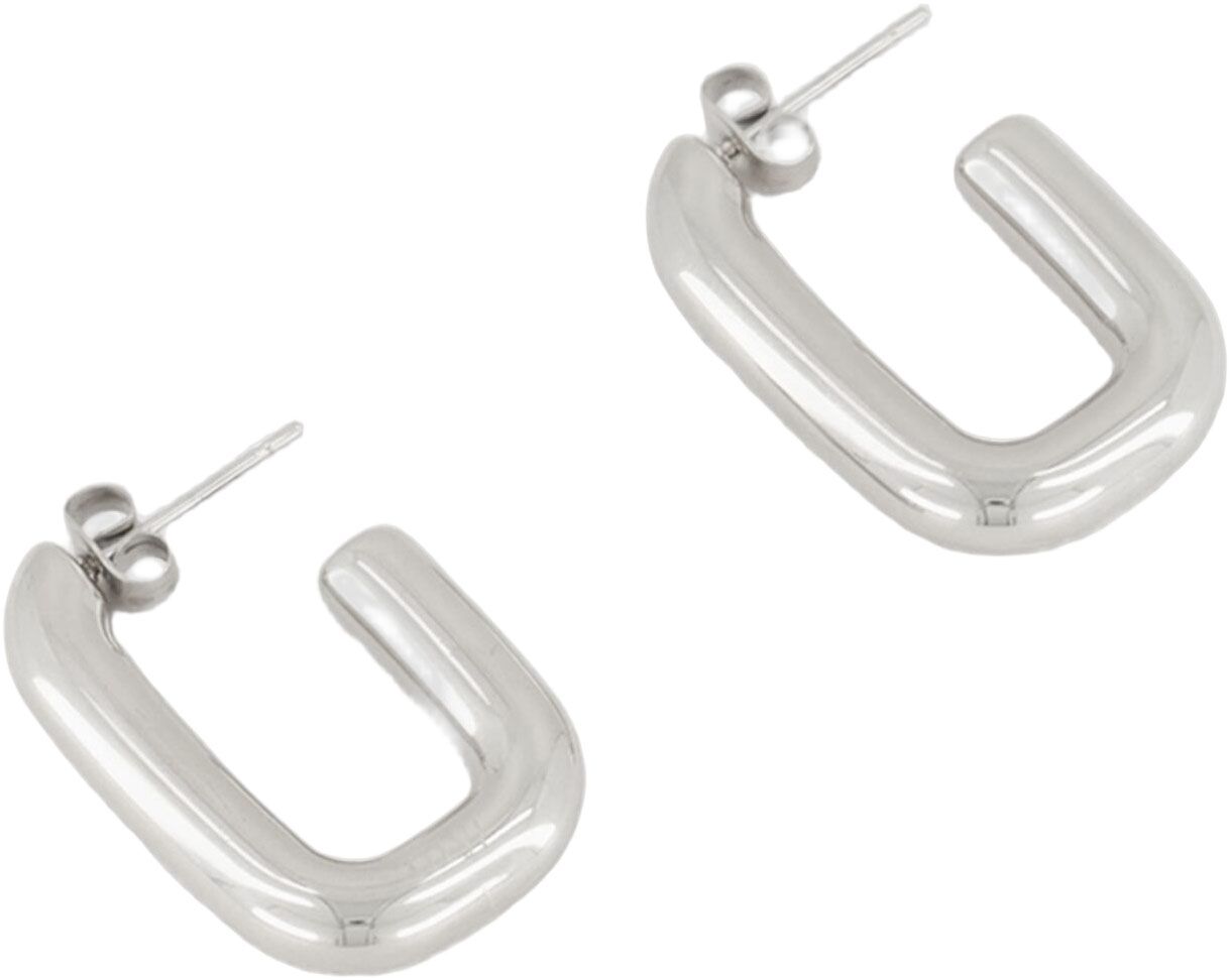 Rectangular drop earrings