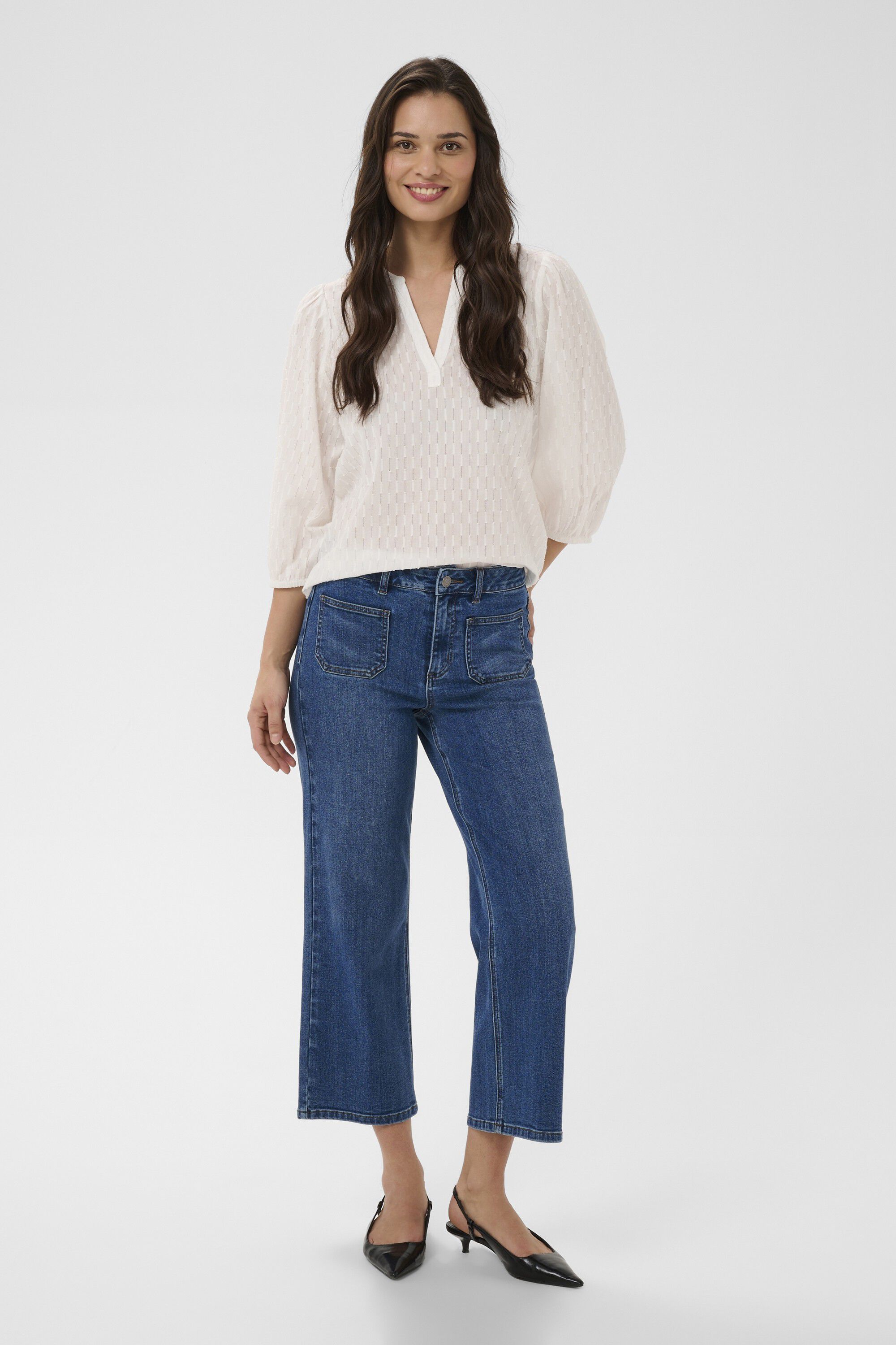 KAbrook Cropped HW Jeans