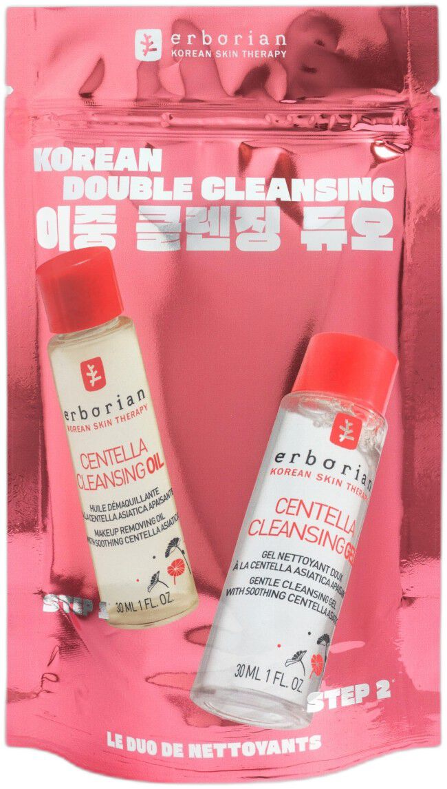 K-beauty double cleansing ritual - Ansiktsv&aring;rdsset