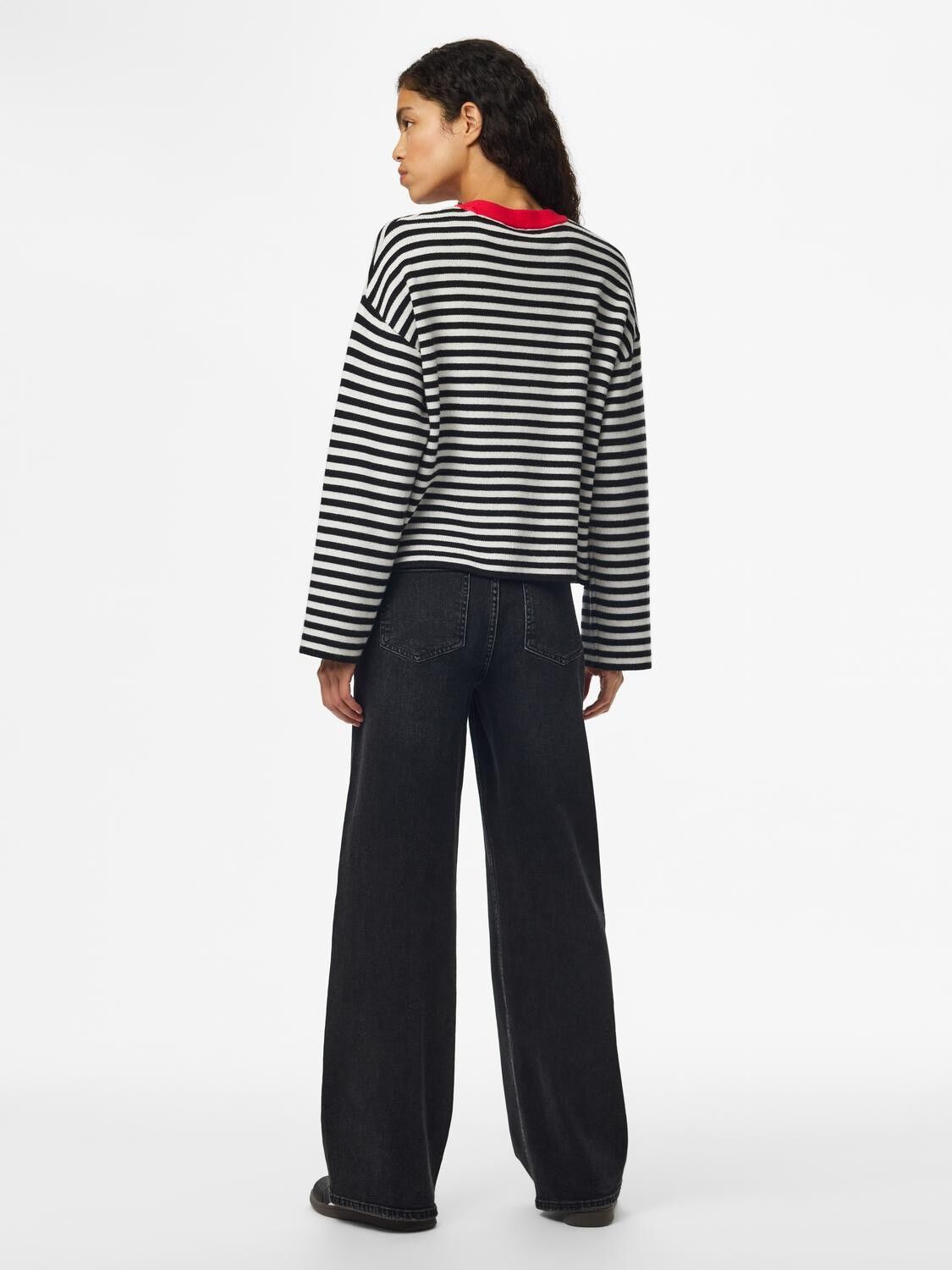 Pcjassy Ls O-Neck Knit Noos Bc