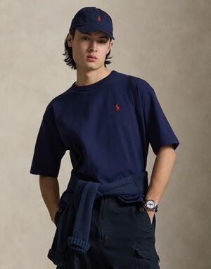 Relaxed Fit Jersey Crewneck T-Shirt