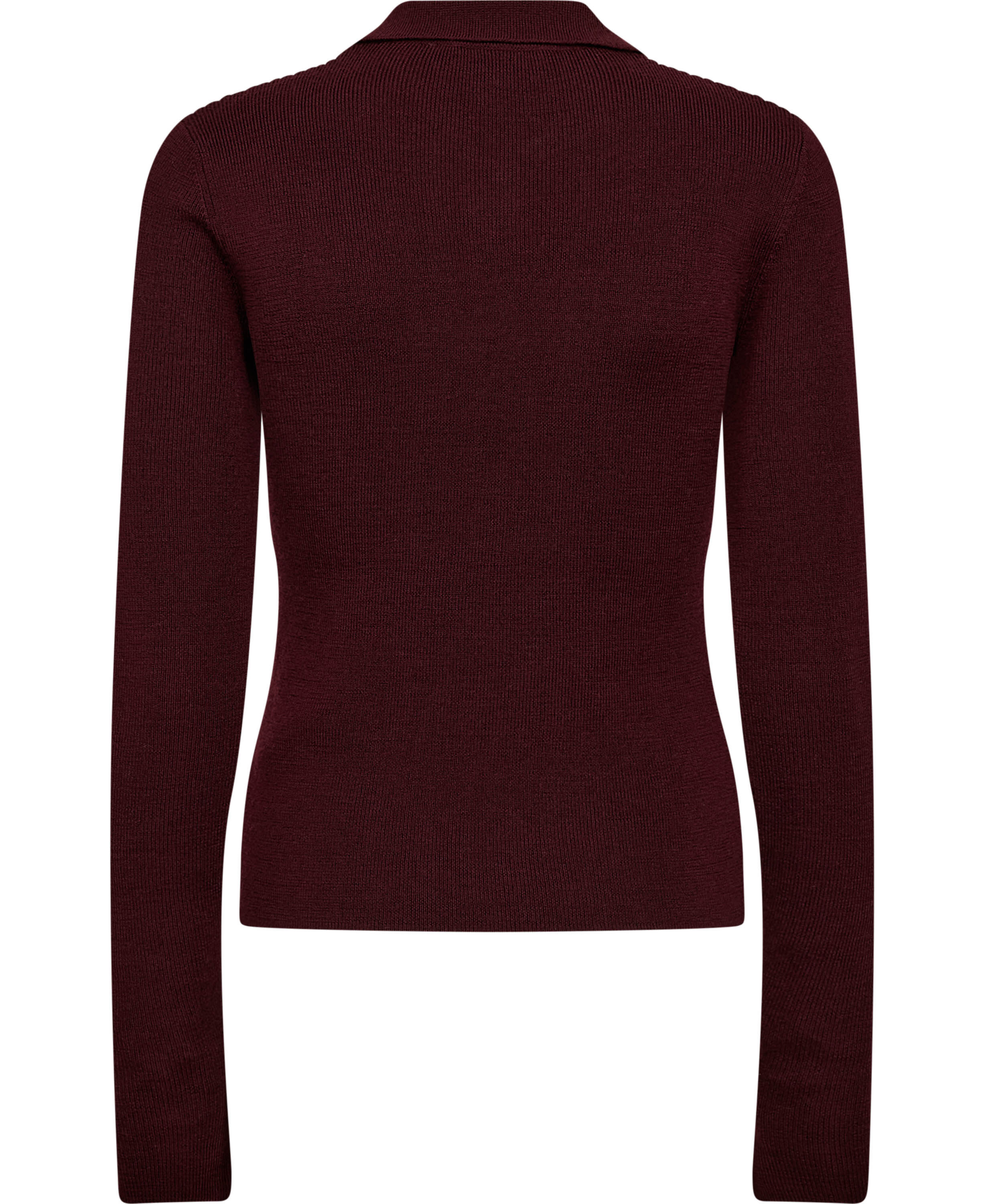 Mini Ribbed Merino Polo