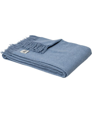 Plaid 140x200cm lysebl&aring; cartazucchero