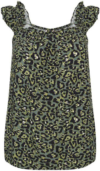 Curvy WA-MELINA 1 Top M&oslash;rkegr&oslash;n