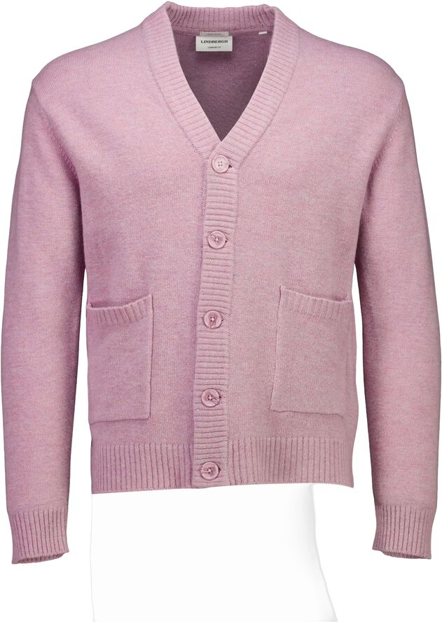 Lambswool button cardigan