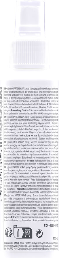 pjur med AFTER SHAVE spray
