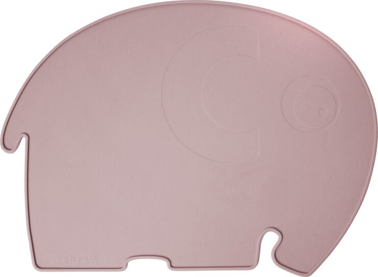 Silikone dækkeserviet, elefanten Fanto, blossom pink
