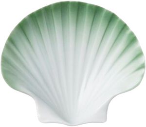 Iris Shell Dish 10cm Green