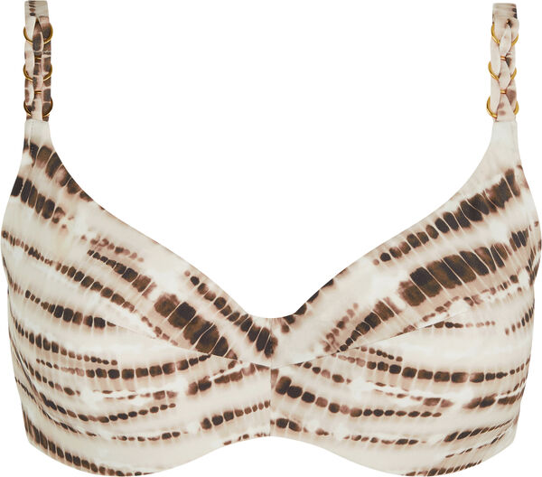 Emblem Covering Underwired Bra