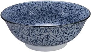 Hana Blue Mixed Bowls Ramen 20.5x8cm 1200ml Momiji FK-8446/C