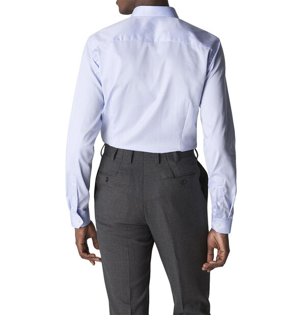 Super Slim Fit White Signature Twill Shirt
