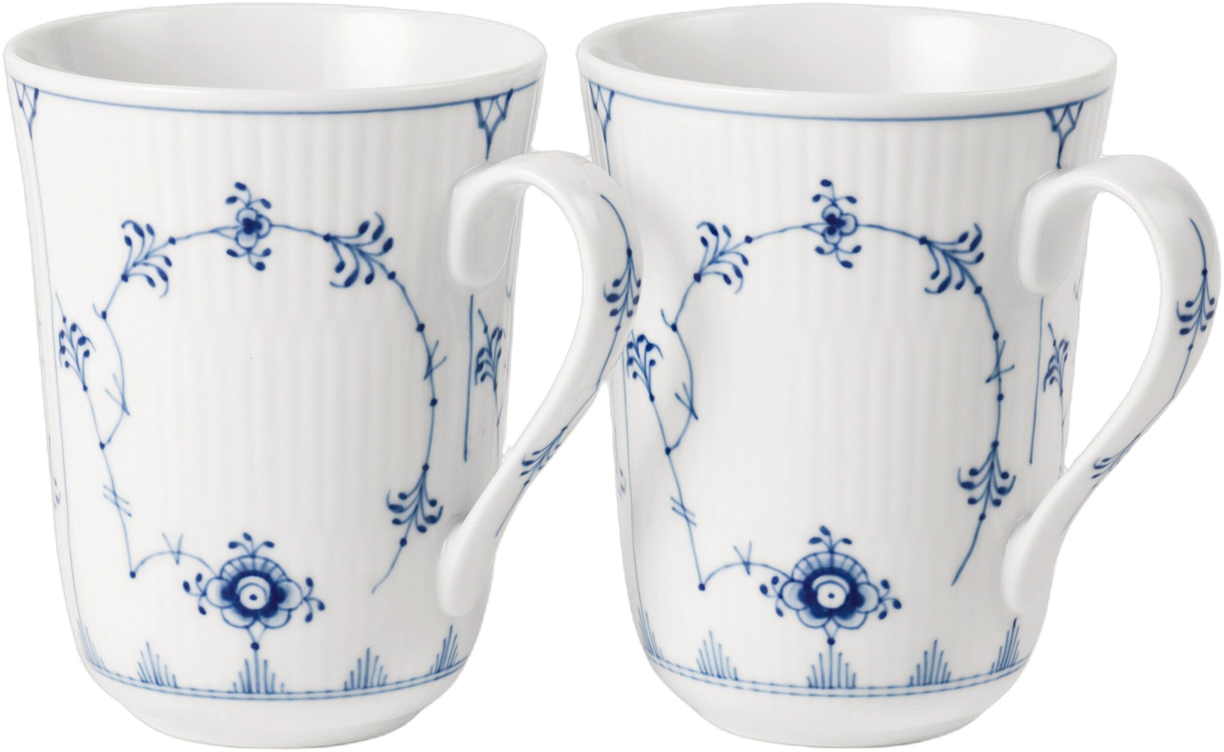 Musselmalet kop, 36 cl, 2 stk