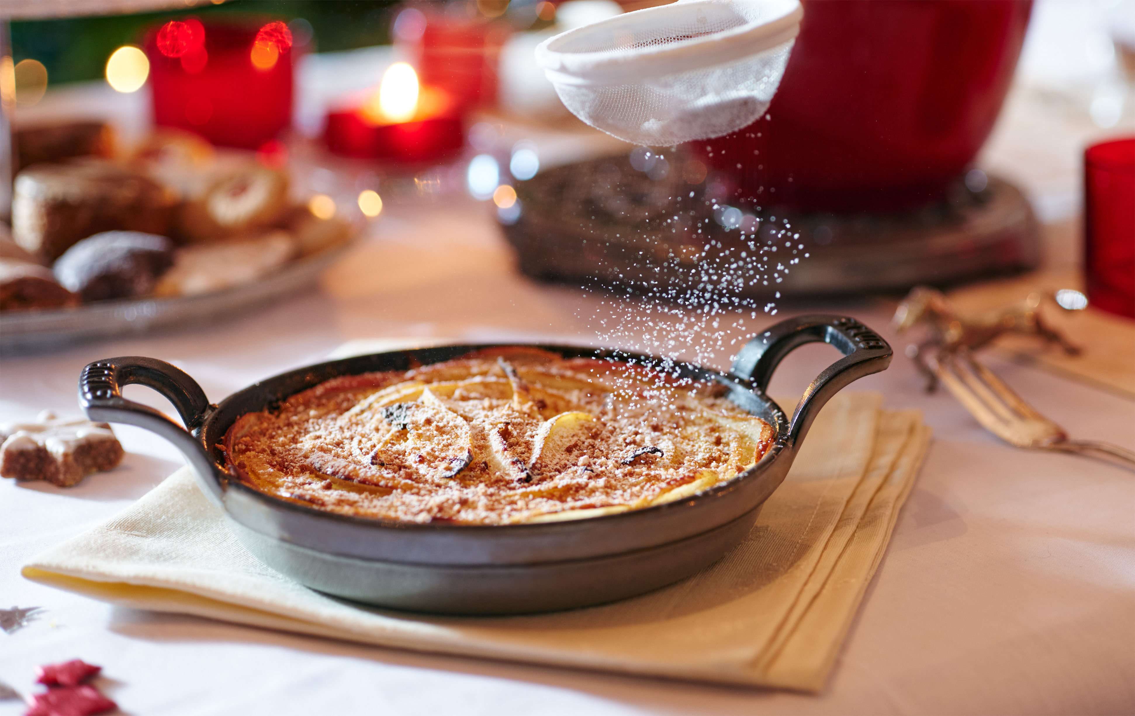 Ugnsform 12 Svart Rund Gjutj&auml;rn