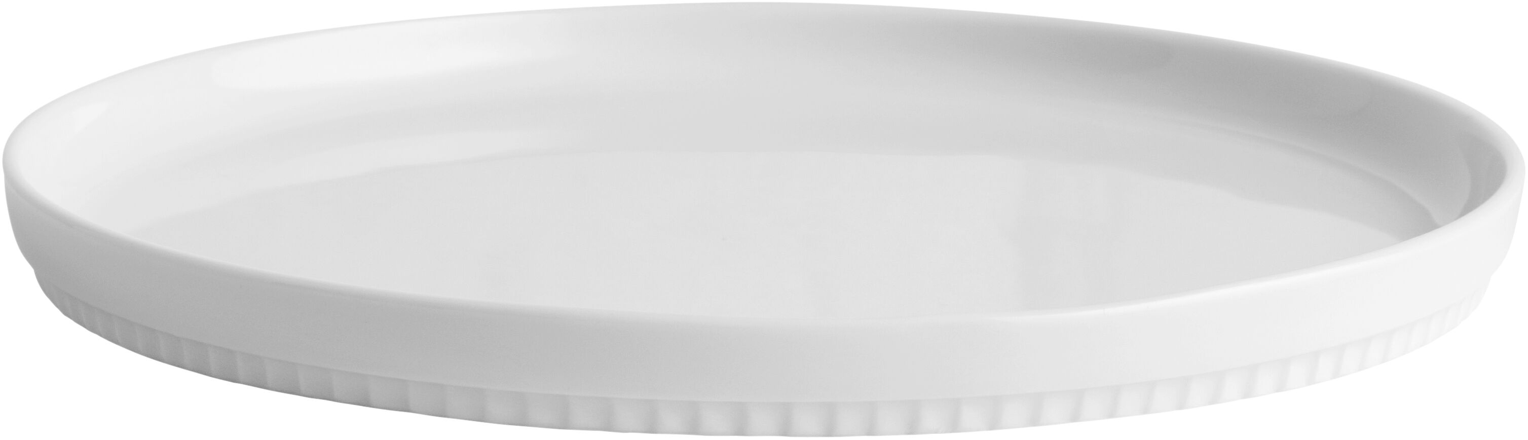 "Tallerken flat, rett kant Toulouse 20 cm Hvit"