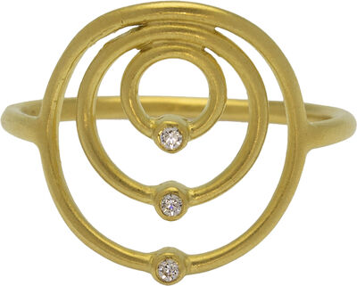 Rings in water ring