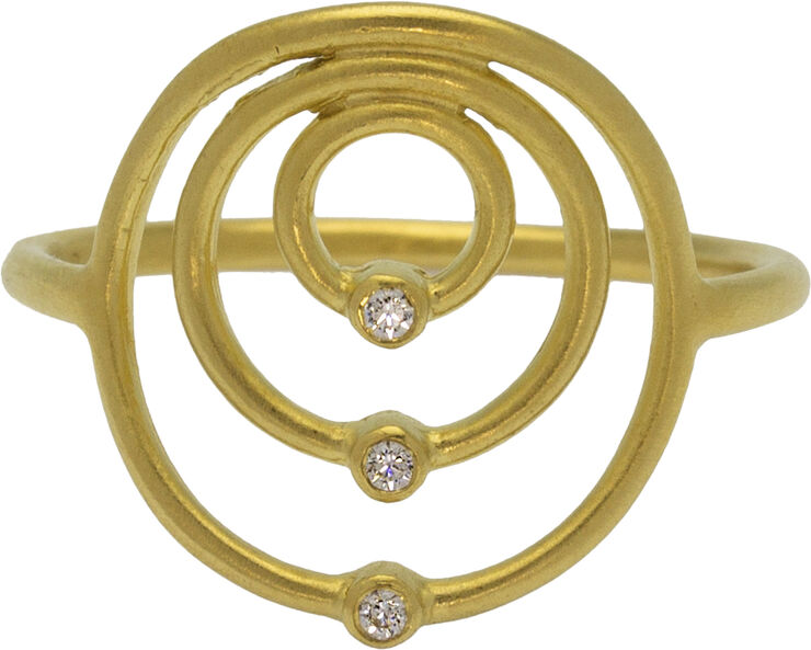 Rings in water ring