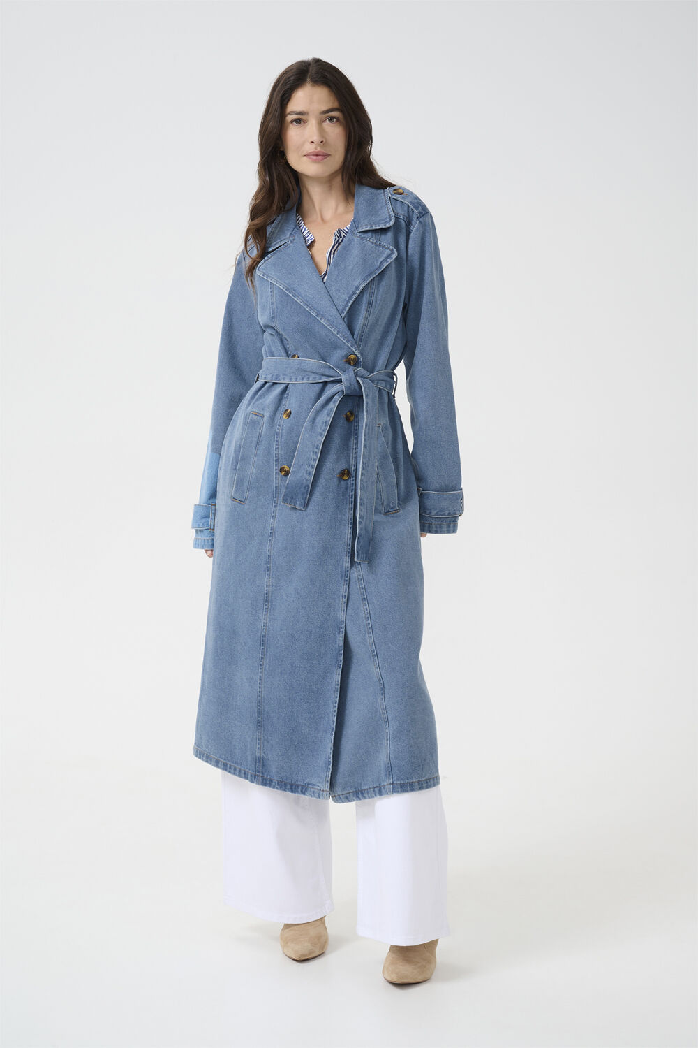 CRMika Denim Trenchcoat