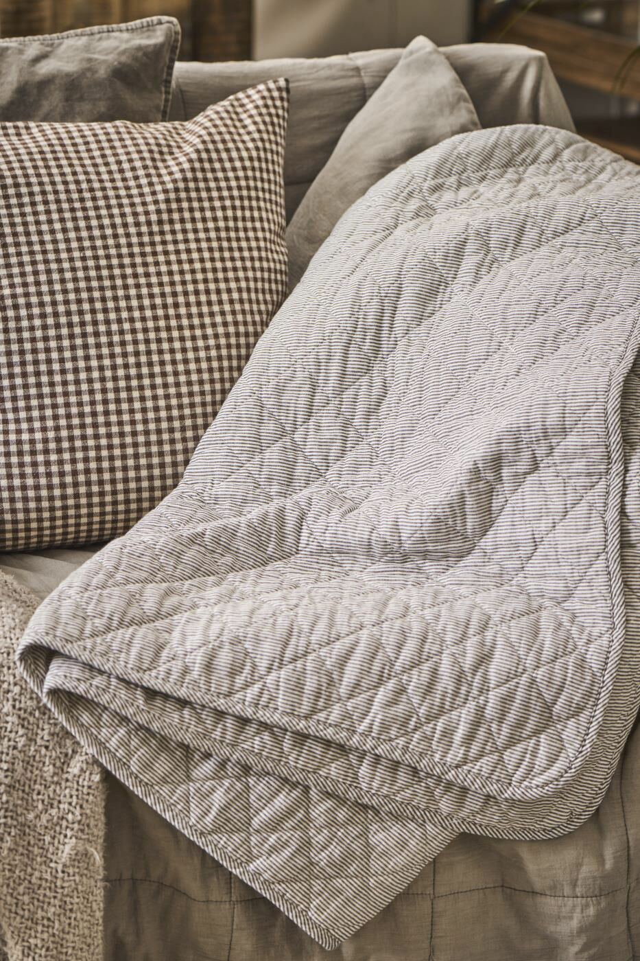 Quilt m&aelig;lkedrengestriber