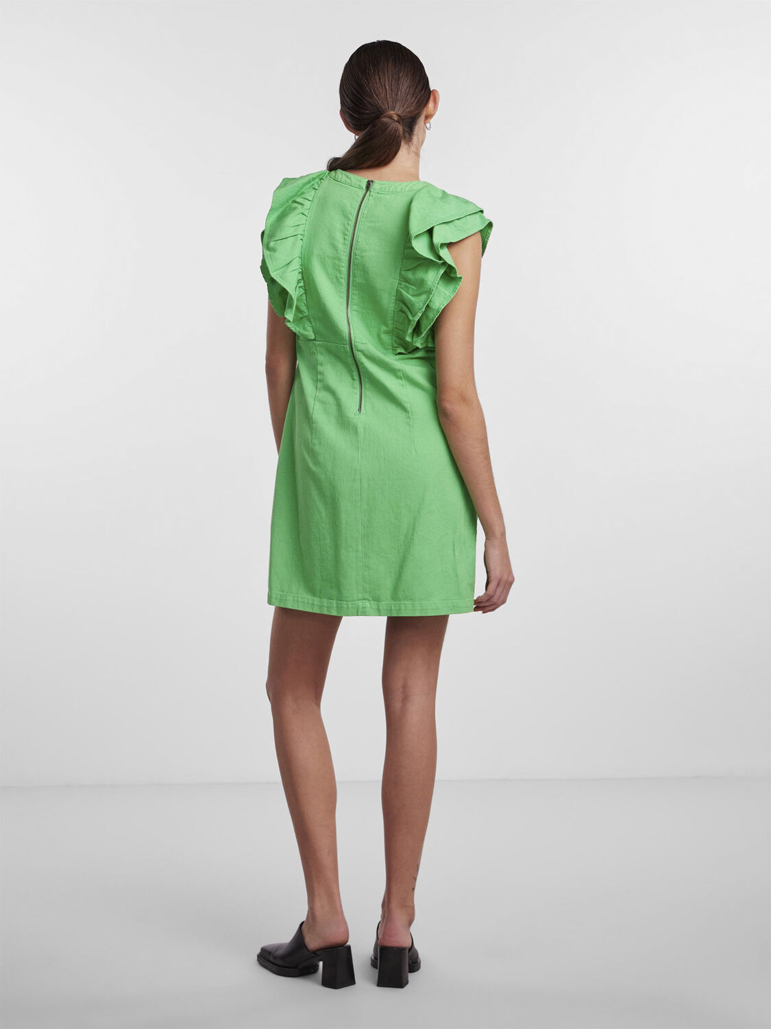 PCAMA SL RUFFLE DRESS BC