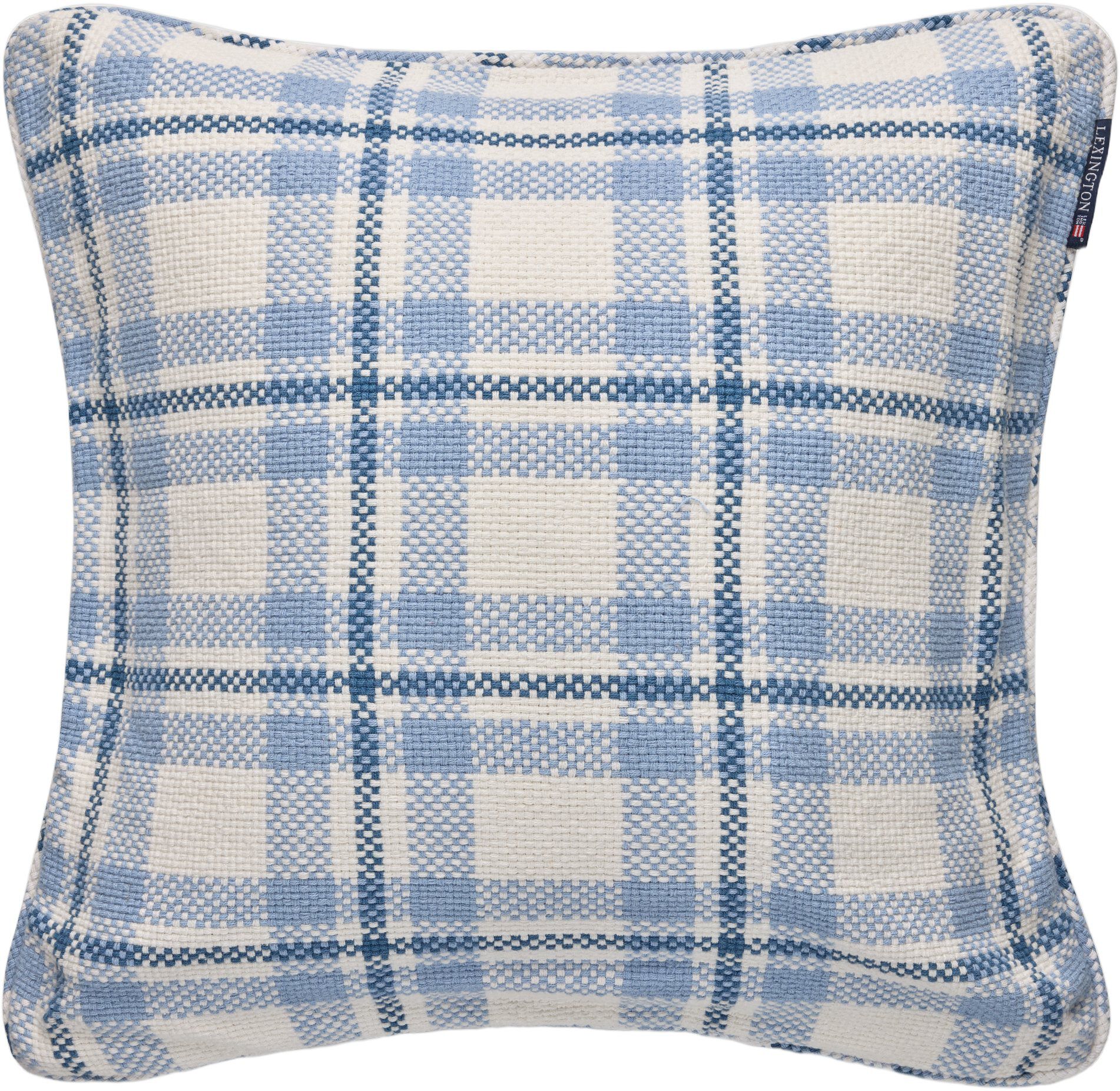 Checked Organic Heavy Cotton Pillow Cover