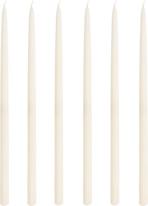 Stearinljus Altri 30 cm 6 st Cream Paraffin