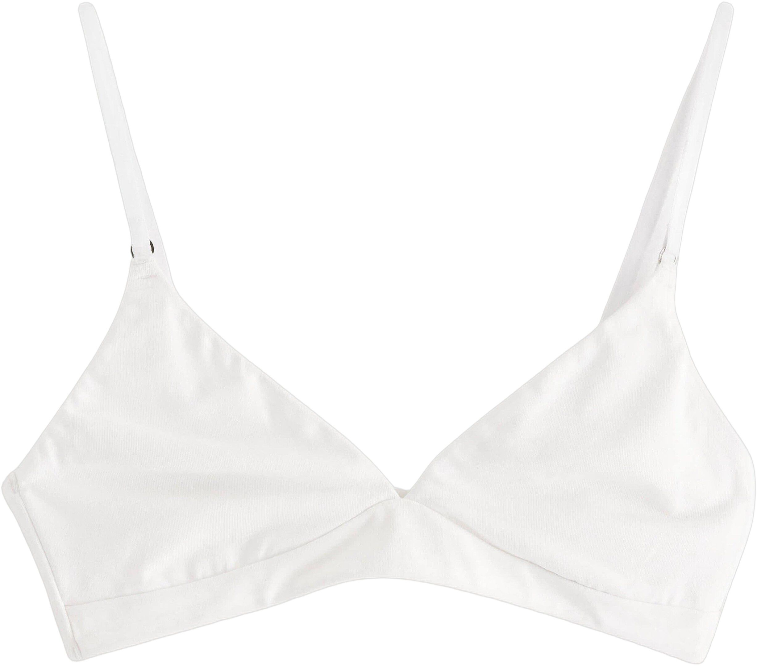 Comfy, unpadded soft bra in cotton