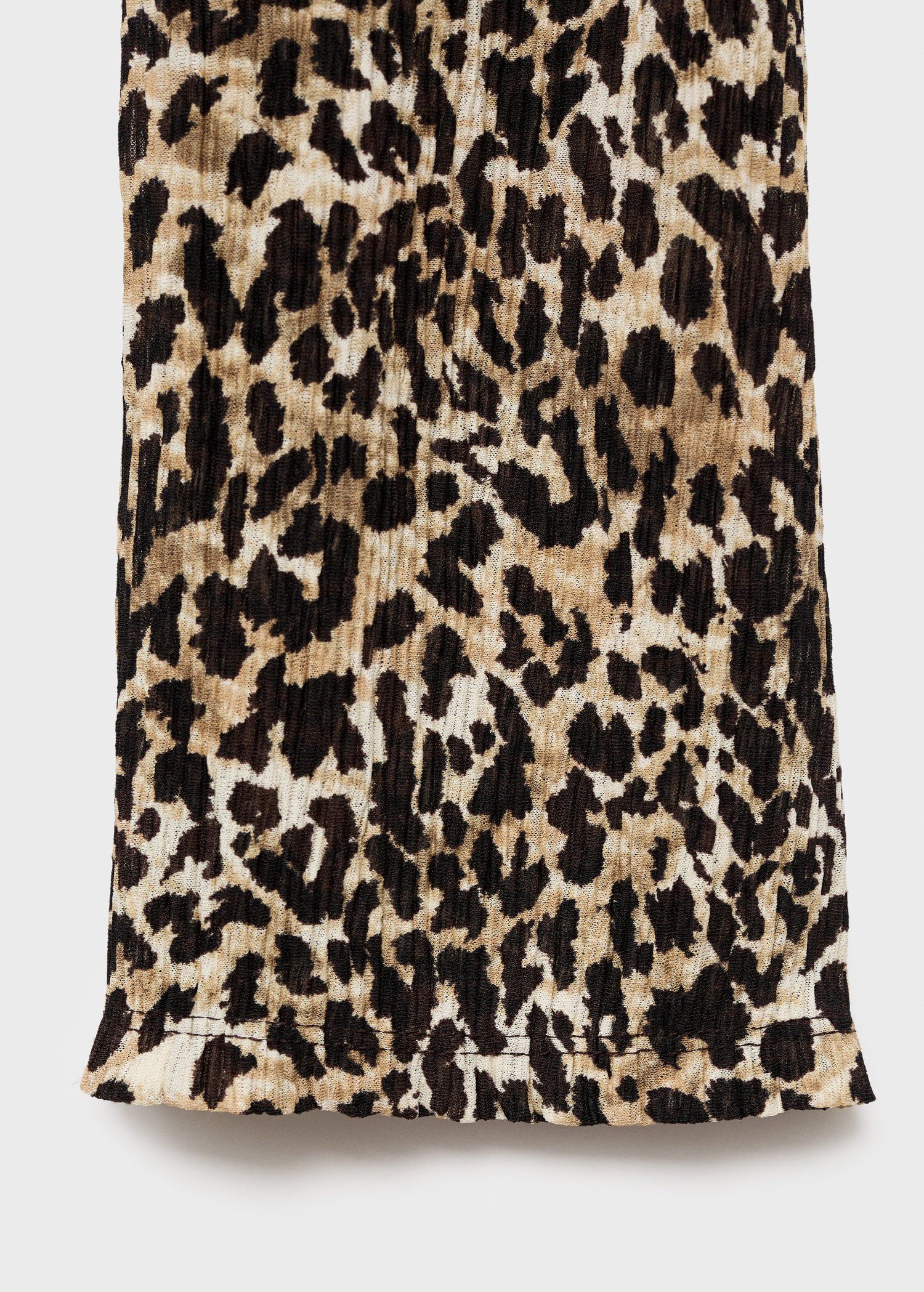 Printed V-neck dress