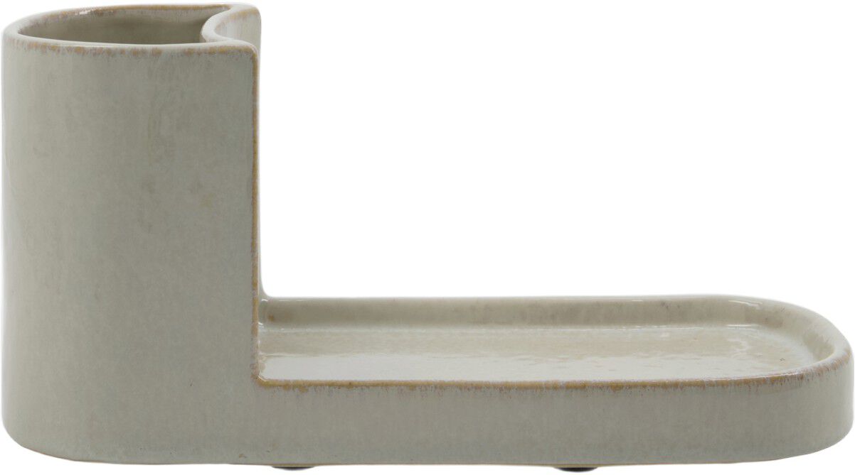 Borste- och tv&aring;lh&aring;llare, MKDatura, Shellish grey