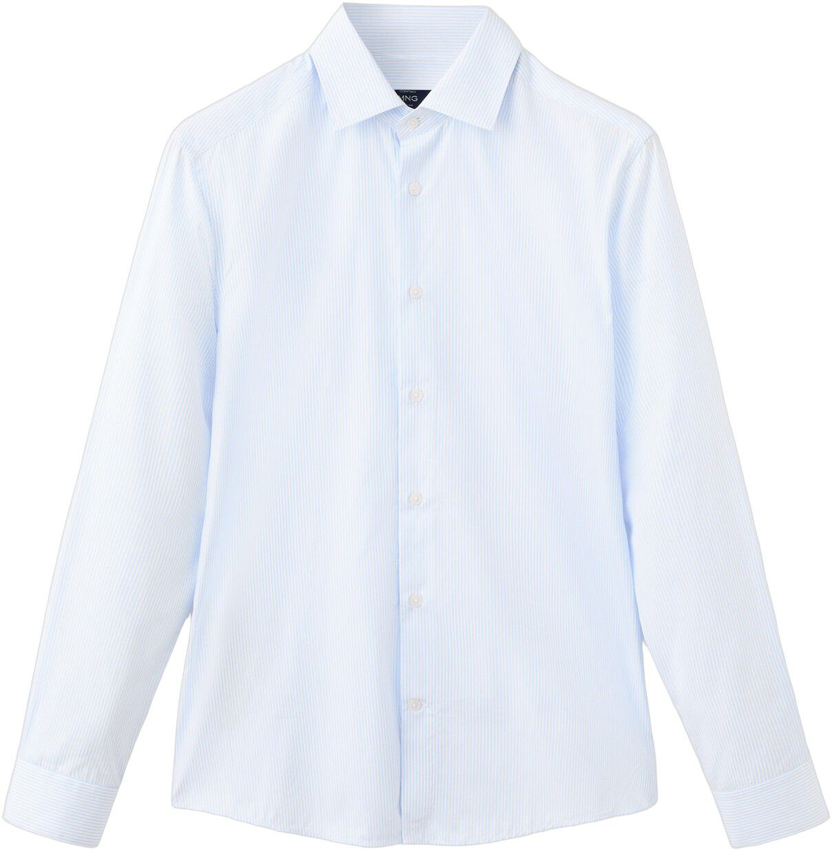 100% cotton striped slim-fit shirt