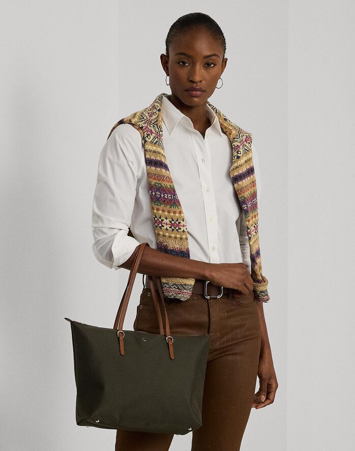 Nylon Medium Keaton Tote Bag