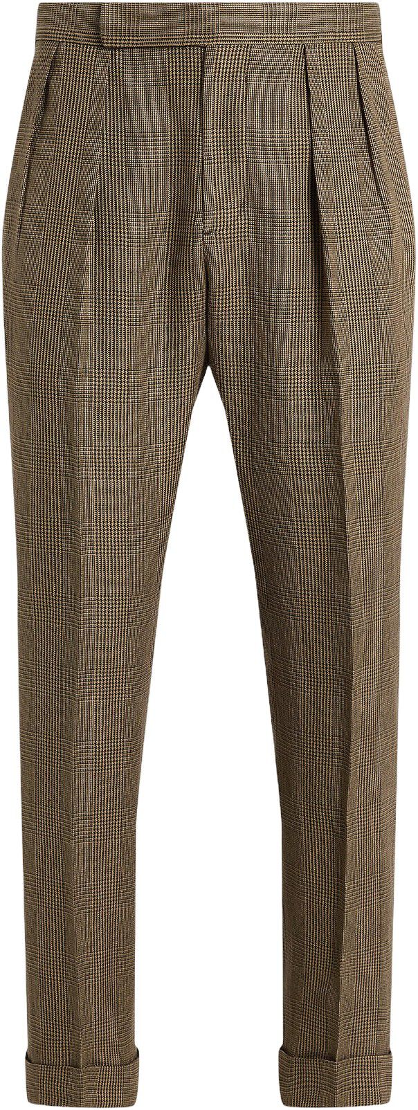Glen Plaid Twill Suit Trouser