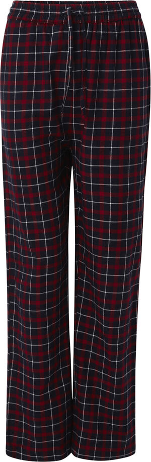 Riley Organic Cotton Checked Flannel Pajama Pants