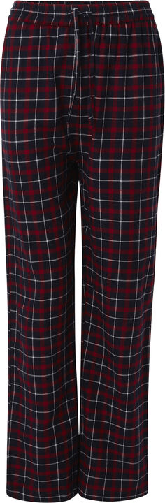 Riley Organic Cotton Checked Flannel Pajama Pants