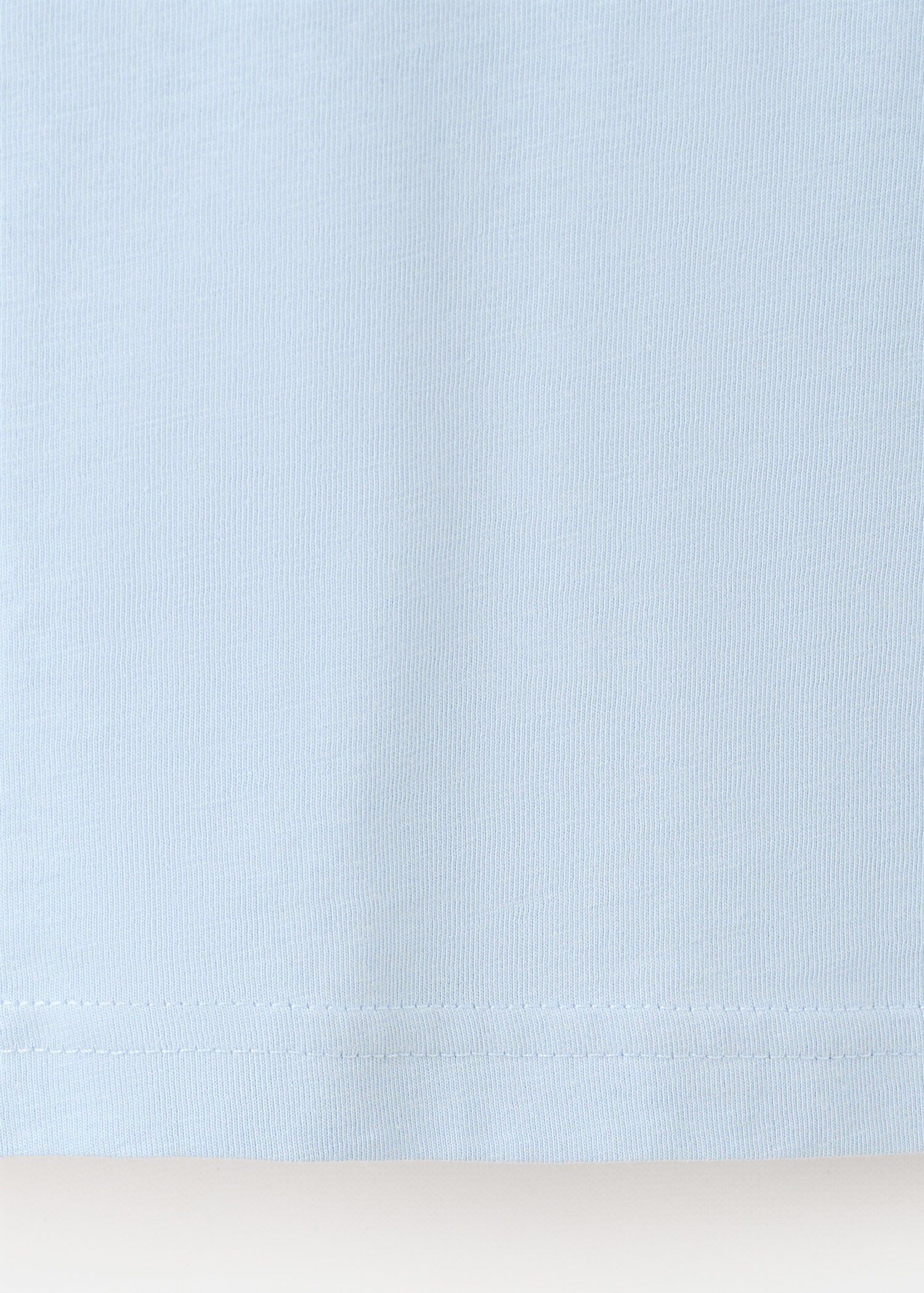 V-neck cotton T-shirt