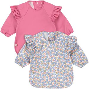 2 PACK DINNER BIB WITH SLEEVES AND FRILL