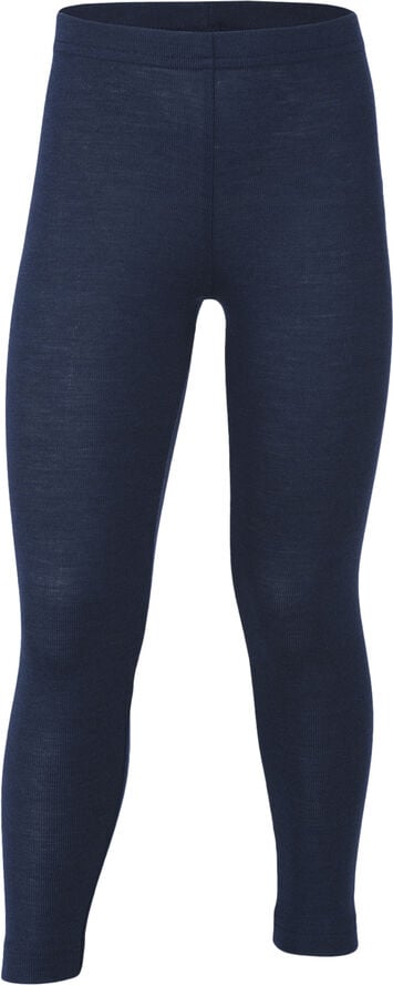 Children's leggings, GOTS - navy-blue - 128