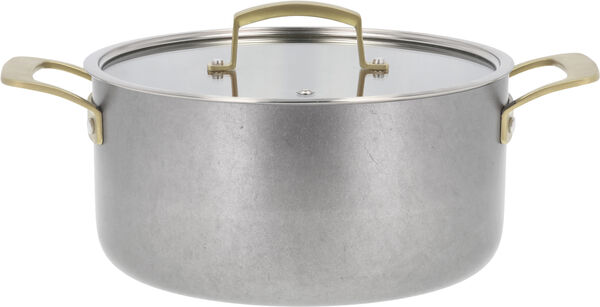 "Gryte med lokk Durance 5 liter 24 cm Rustfritt stål"