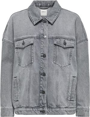 ONLOCEAN L/S OVERSIZE JKT GREY DNM