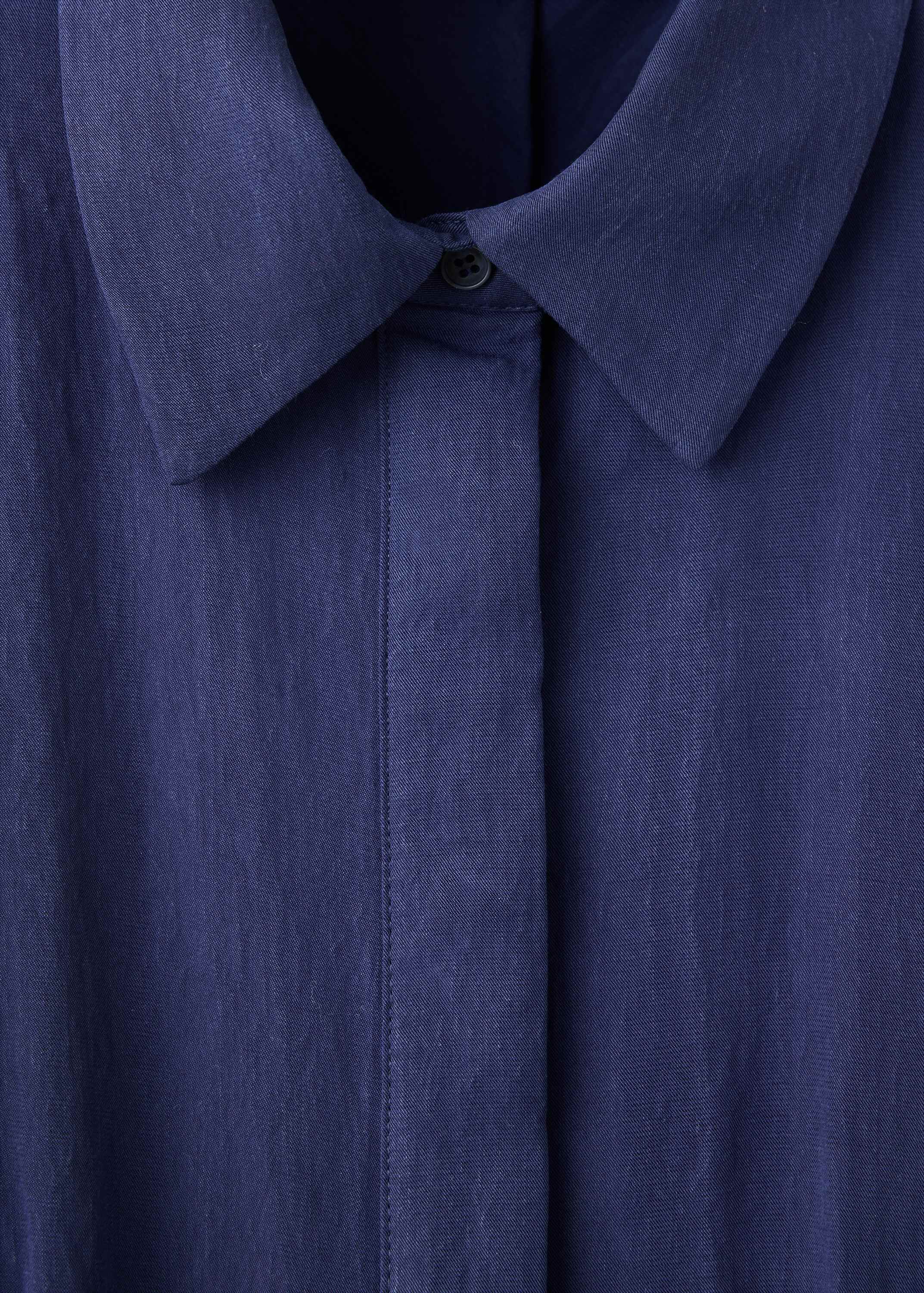 Lyocell shirt dress