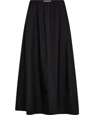 Flared cotton skirt