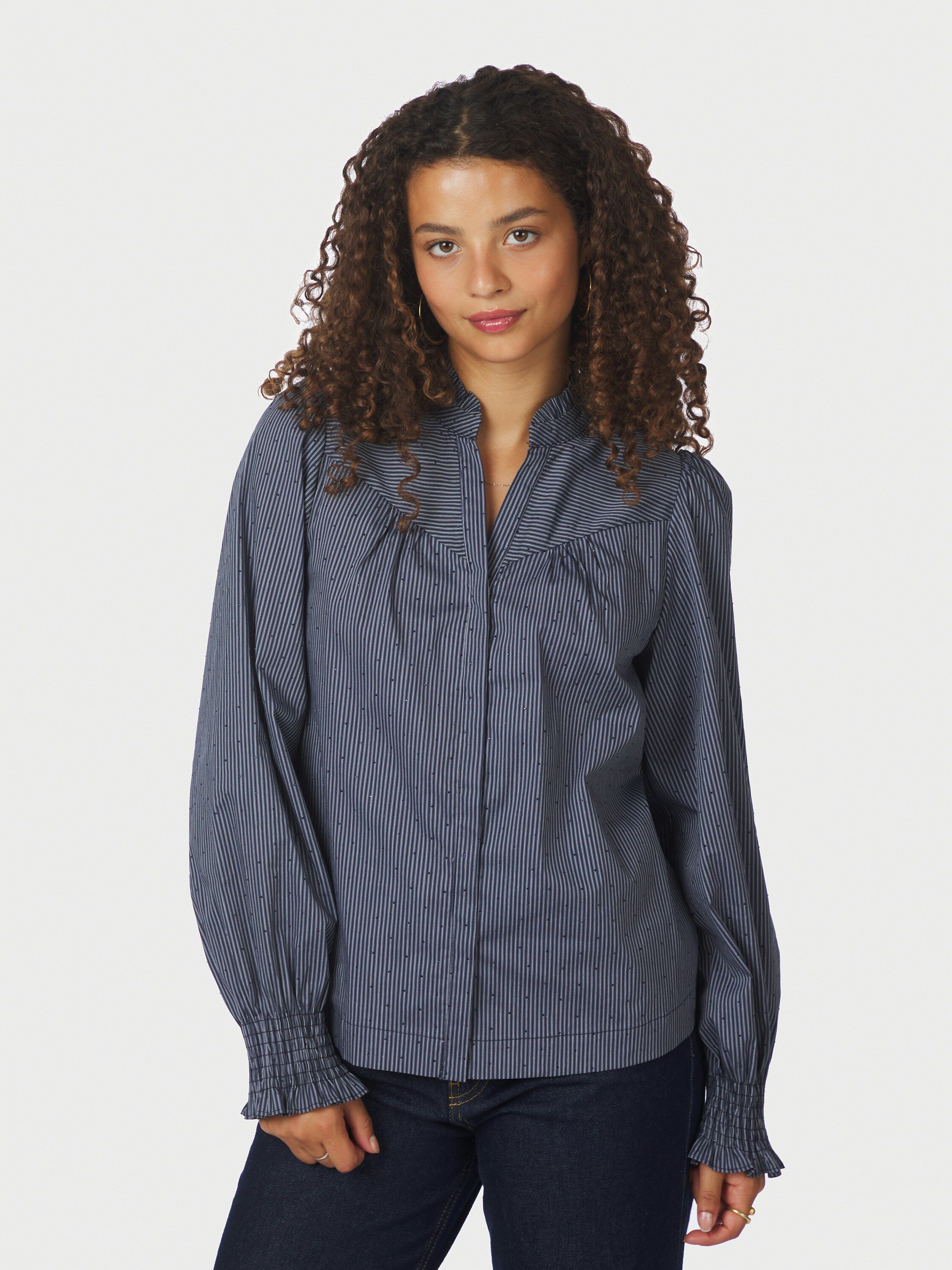 Astrida Stripe Stone Blouse